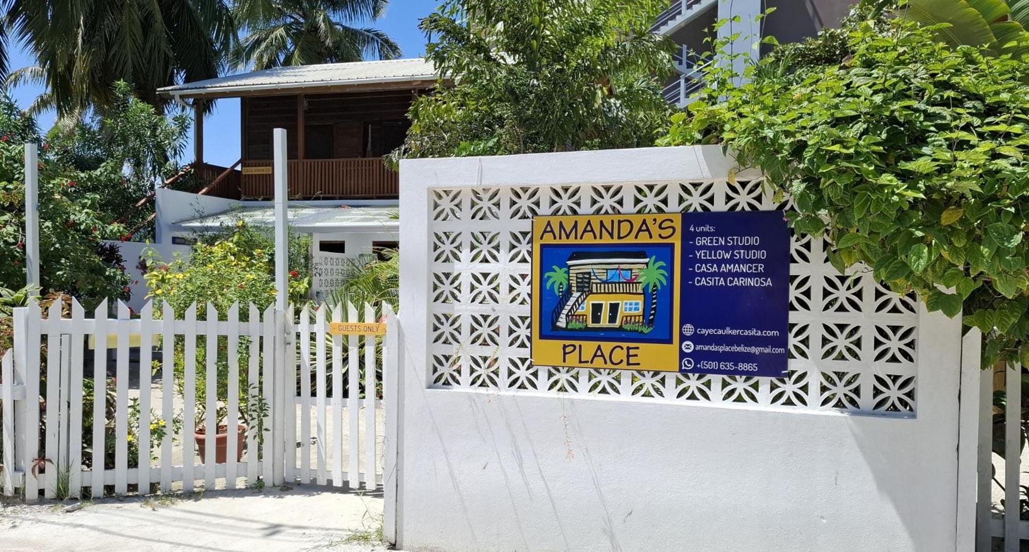 Amanda'S Place Casa Amancer - Sea View, Pool And Tropical Garden Caye Caulker Exterior foto