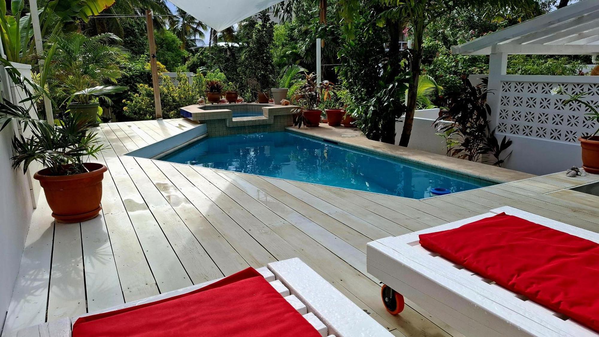 Amanda'S Place Casa Amancer - Sea View, Pool And Tropical Garden Caye Caulker Exterior foto